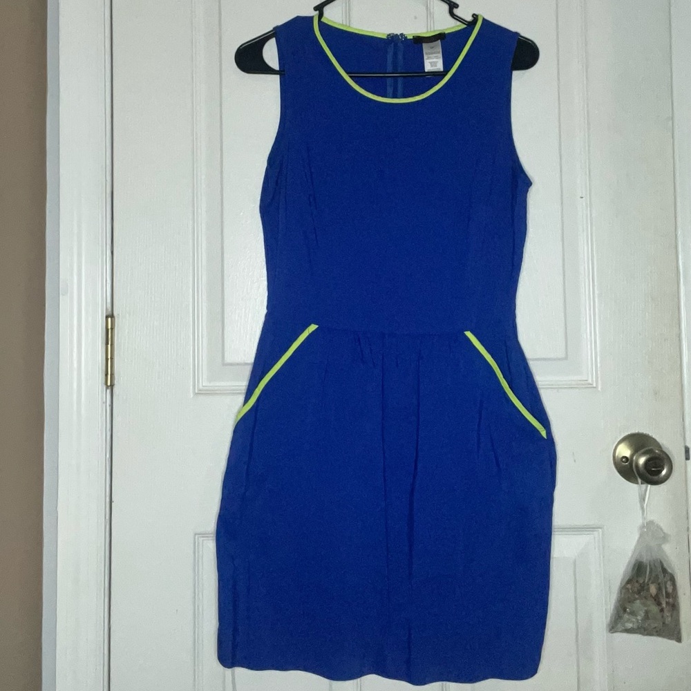 Blue w lime trim